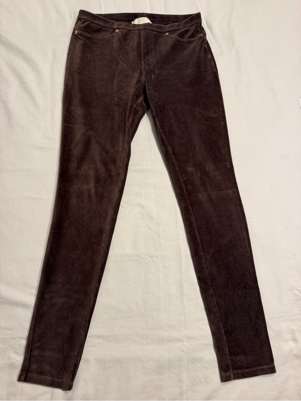 Michael Michael Kors Corduroy Skinny Pants M Brown